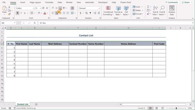 How to Create a Contact List in Excel смотреть онлайн