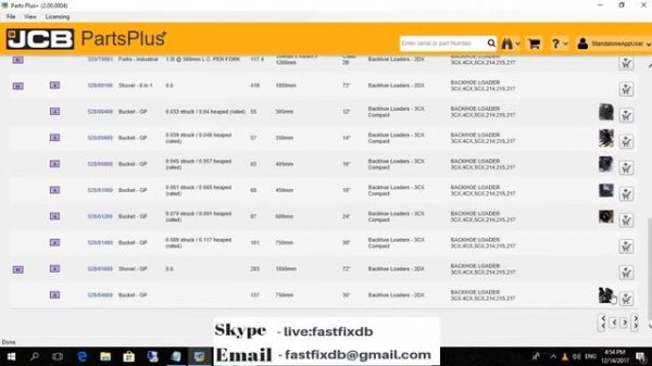 JCB Parts Plus + Electronic Parts Catalog v2 2 00 0004 With Service Manuals 2017