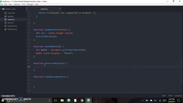 CSV File to JavaScript Array смотреть онлайн