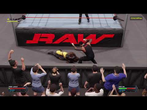 WWE2K24 Bobby Lashley vs Jimmy Uso смотреть онлайн