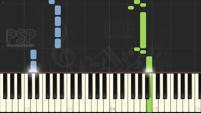 [ Piano Solo Tutorial ] Final Fantasy VIII - The Man with the Machine Gun (FF8 GAME synthesia) смотреть онлайн