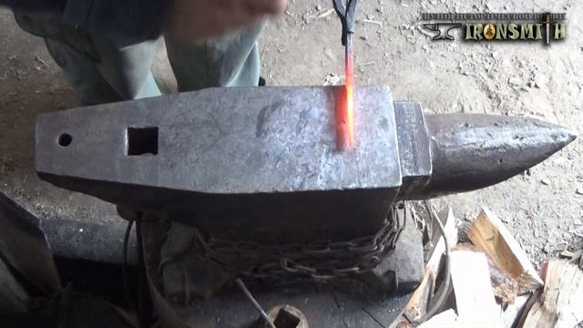 Так из огня рождается клинок. #Ковка #нож #сталь #9ХС смотреть онлайн