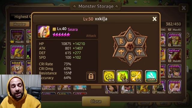 How to Rune Seara (Wind Oracle Summoners War) смотреть онлайн