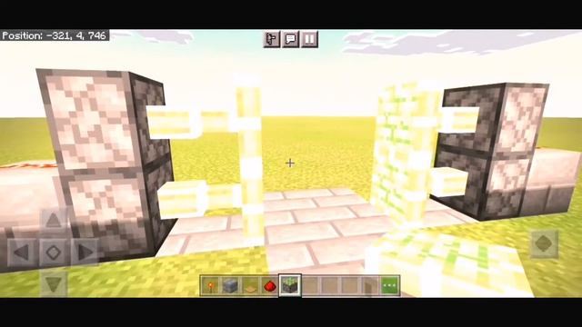 Механическая дверь 2х2 в Minecraft. Mechanical door 2x2 in Minecraft. смотреть онлайн
