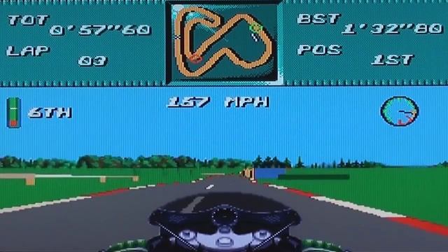 Kawasaki Superbike Challenge playing on the Mega Drive / Genesis смотреть онлайн