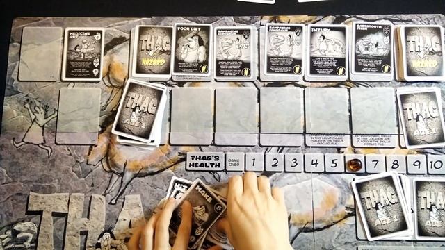 Thag: The Deck Building Game Gameplay and Review- BGG Solo Game Design Contest 2020 смотреть онлайн