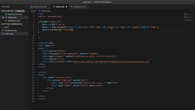Create a Simple Search Box in PHP or PDO смотреть онлайн