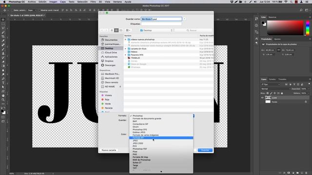 Recortar texto en Photoshop de forma FÁCIL y RÁPIDA смотреть онлайн