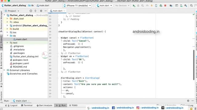 Flutter custom Alert dialog tutorial | Alert-Box | Source Code In Desc | flutter coding смотреть онлайн