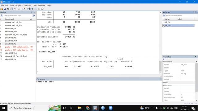 WILCOXON TEST USING STATA смотреть онлайн