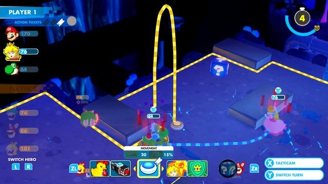 Mario + Rabbids: Kingdom Battle - VS mode on Make Haste Slowly смотреть онлайн
