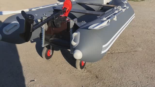 Транцевые колеса для лодки НДНД на струбцинах смотреть онлайн