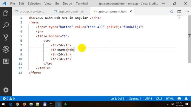 Angular 7 CRUD with Node.JS/Express.JS Rest APIs and MongoDB смотреть онлайн