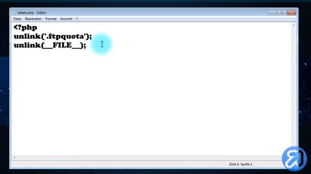 FTP: ftpquota Datei löschen [Tutorial] [HD] [Deutsch/German] смотреть онлайн
