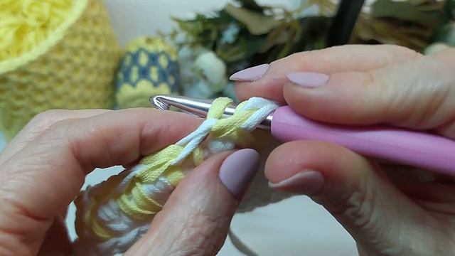 Вязание крючком из трикотажной пряжи. Красивая ? корзинка крючком, быстрое вязание крючком смотреть онлайн