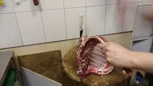 Разделка баранины