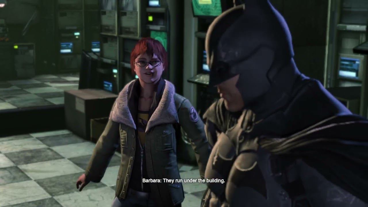 Oracle's First Appearance - Batman Arkham Origins #batmanarkhamorigins #batmanarkham #arkhamasylum