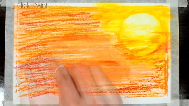 Рисунок Масляной Пастелью Для начинающих Закат Oil Pastel drawing for beginners Sunset смотреть онлайн