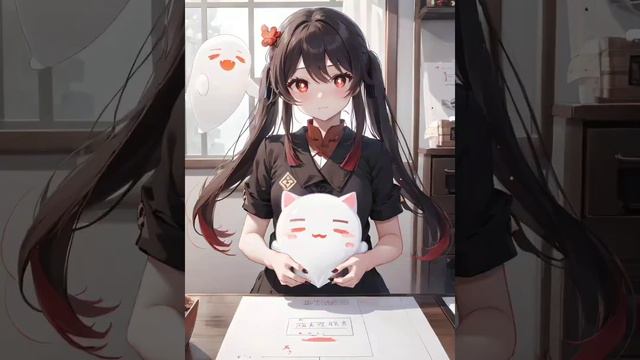 【AI vlog 】【Genshin Impact】character：hu tao，and some paintings maybe awesome смотреть онлайн
