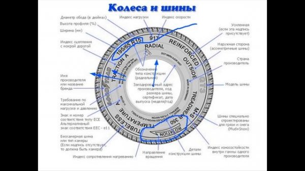 КОЛЕСА И ШИНЫ. УСТРОЙСТВО, НАЗНАЧЕНИЕ И МАРКИРОВКА