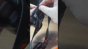 Как одеть ремешок - налобный фонарик