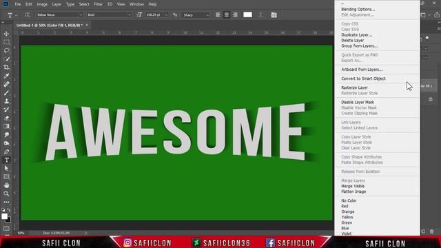 [ Text Effect ] Simple Text Tutorial using Photoshop смотреть онлайн