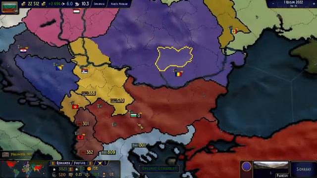 CONQUERORS'DA BİRİNCİ BULGAR İMPARATORLUĞU FORMLAMA | Age of History 2 смотреть онлайн