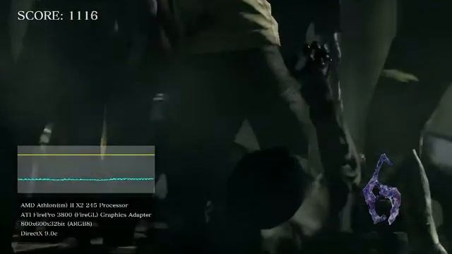 Resident evil 6 - Athlon II x2 245 - Firepro v3800 смотреть онлайн