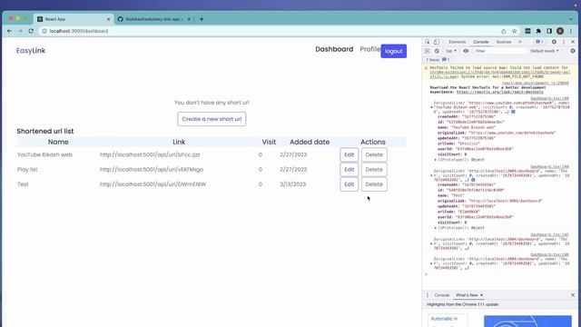 URL shortener part 7 - React Responsive table without library #typescript смотреть онлайн