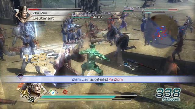 Dynasty Warriors 6 - Zhang Liao - Free Mode - Chaos Difficulty - Battle of Shi Ting смотреть онлайн