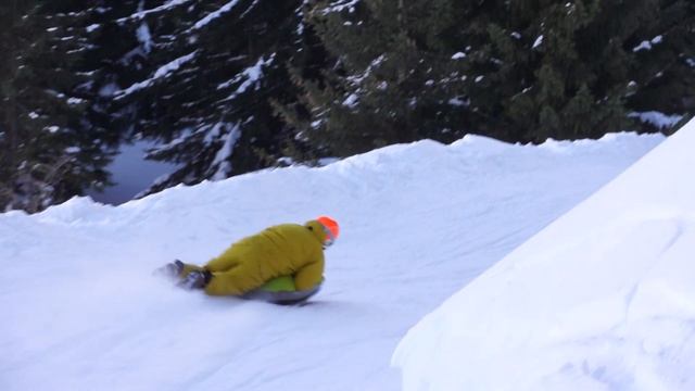 Airboarding in Courchevel, video Sony Nex-7. HD. Film 7/8 смотреть онлайн