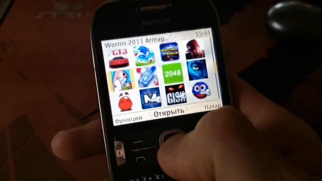 Nokia 302 запускаем джава игры (SimbianOS) смотреть онлайн