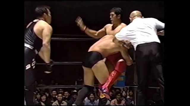 Yoji Anjo & Kenichi Yamamoto Vs Kazushi Sakuraba & Nobuhiko Takada (UWFi 9-30-96)