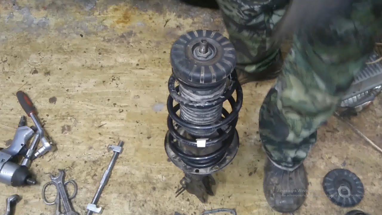 Замена передних пружин Шевроле Авео Т300 Chevrolet Aveo T300 смотреть онлайн