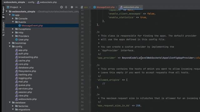 Websockets con Laravel 7 - Angular 9, conexión simple 3/6 смотреть онлайн