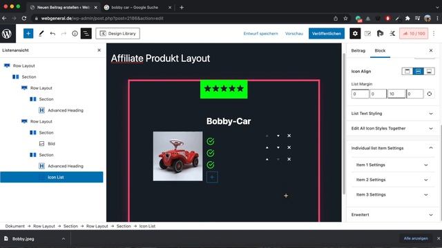 WordPress Affiliate Produkt Layout erstellen mit Kadence Blocks смотреть онлайн