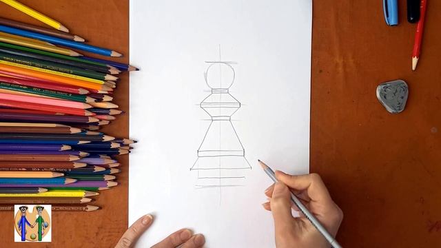 Как нарисовать пешку. Онлайн-школа рисования "Малевашки" смотреть онлайн