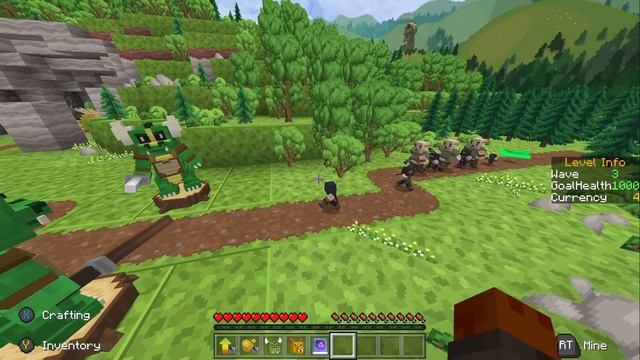 Lets Play Dragon Defenders a new minecraft marketplace add on смотреть онлайн