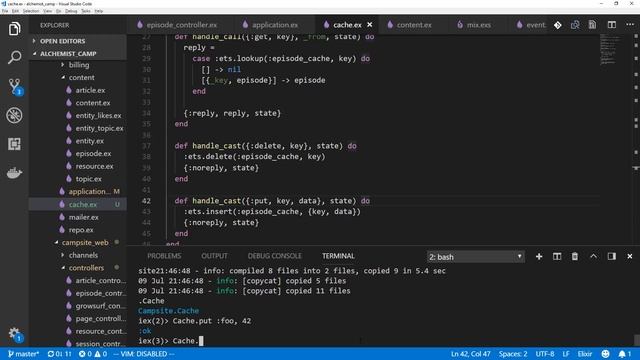 Caching DB requests with ETS смотреть онлайн