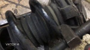 Honda CR-V 3 2007-2011 Замена пыльников передних амортизаторов