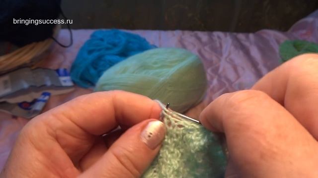 Как связать детские штанишки (штаны для ребенка спицами) [Часть 1] смотреть онлайн