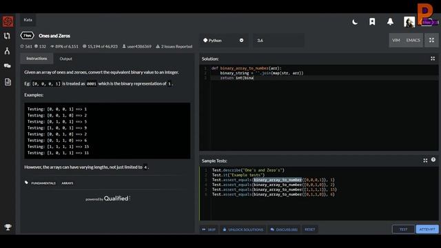 Решаю Задачи С Codewars На Python #1 смотреть онлайн
