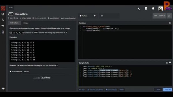 Решаю Задачи С Codewars На Python #1