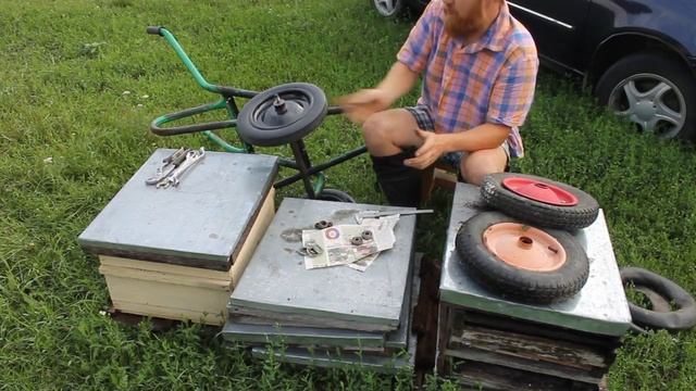 Садовая тачка на подшипниках (грузоподъемность до 150кг.) смотреть онлайн