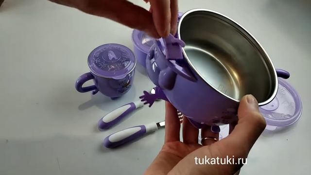 Детская посуда из нержавеющей стали Дождик смотреть онлайн