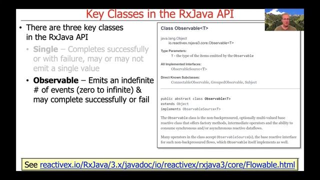 Understand Key Classes in the RxJava API смотреть онлайн