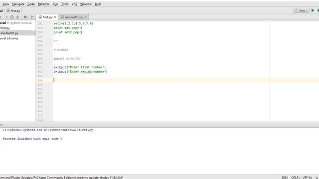 Modules in python | import module | Custom module | Lecture 27 смотреть онлайн
