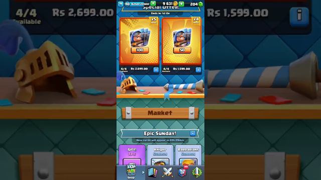 Clash Royale - Epic Sunday Epic Gift 🎁-Battle Days 3 Clan Placed 1st Position Again 😎 смотреть онлайн