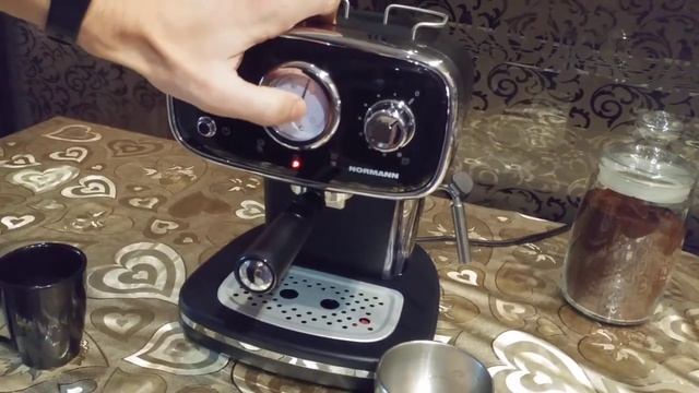 Кофеварка эспрессо Normann ACM-426 Видеоинструкция смотреть онлайн