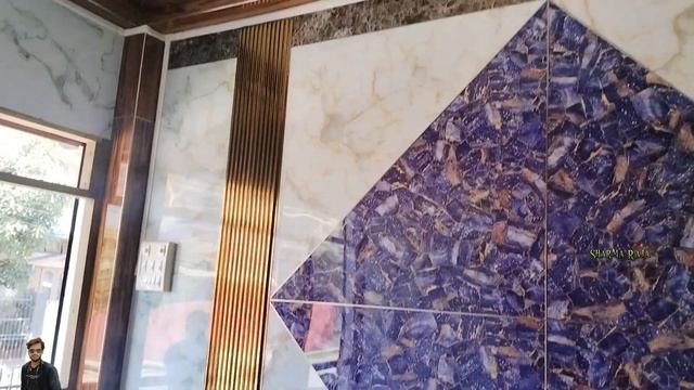 Showroom Work (Assam) Poly Granite Sheet Working Video//After Before Work UV MARBLE and WPC Panel смотреть онлайн